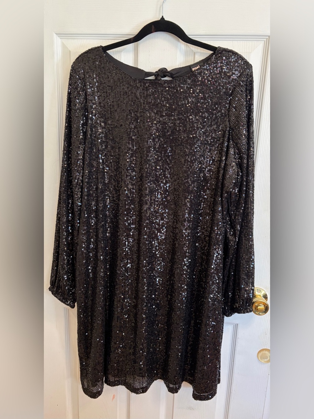 Reitmans Rock and Shine Black Sequin Party Dress